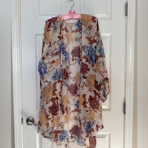 🖤BLACK FRIDAY PRICING!🖤 OS Band of Gypsies Floral Sheer Kimono